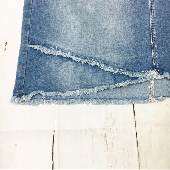 INC International Concepts Tulip-Hem Jean Skirt - Picture 7 of 8